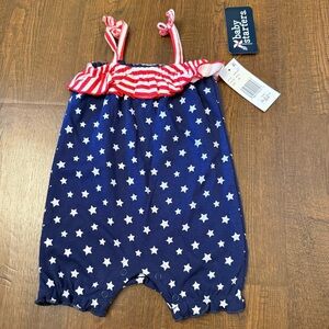 Baby Starters Red and Blue Star Romper NEW